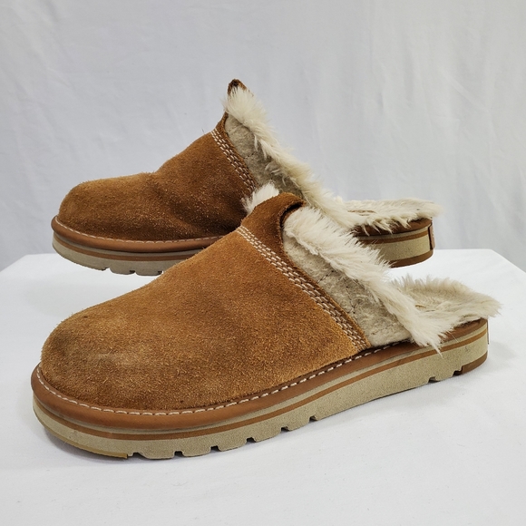Sorel Newbie Lined Suede House Slippers 